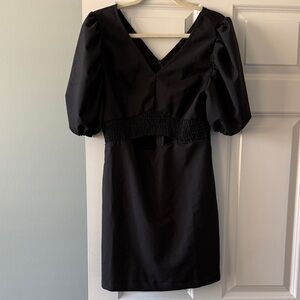 Little black dress with keyhole